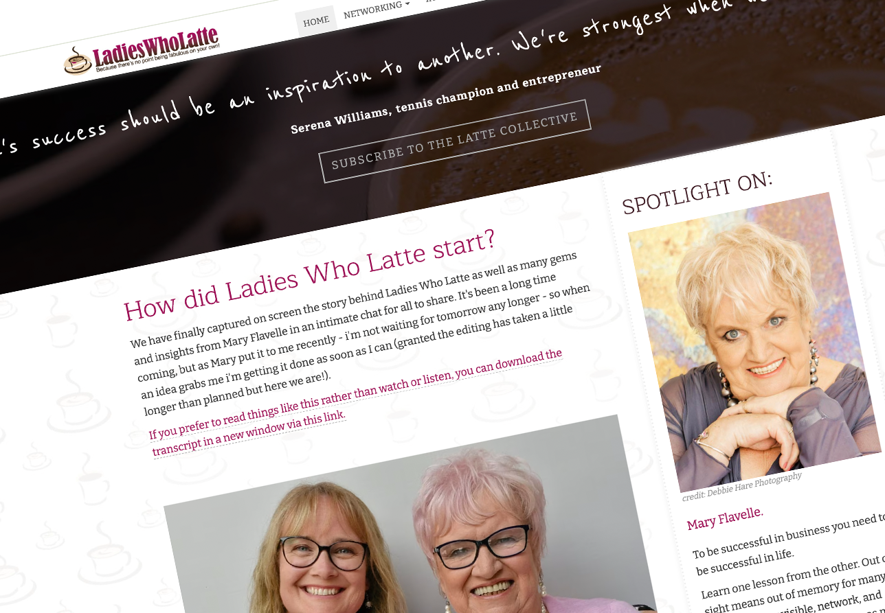 Ladies Who Latte has been a passion since 2007 when I fell in love with networking.