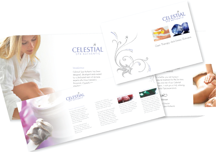A brochure design for Nirvana Spa in Berkshire