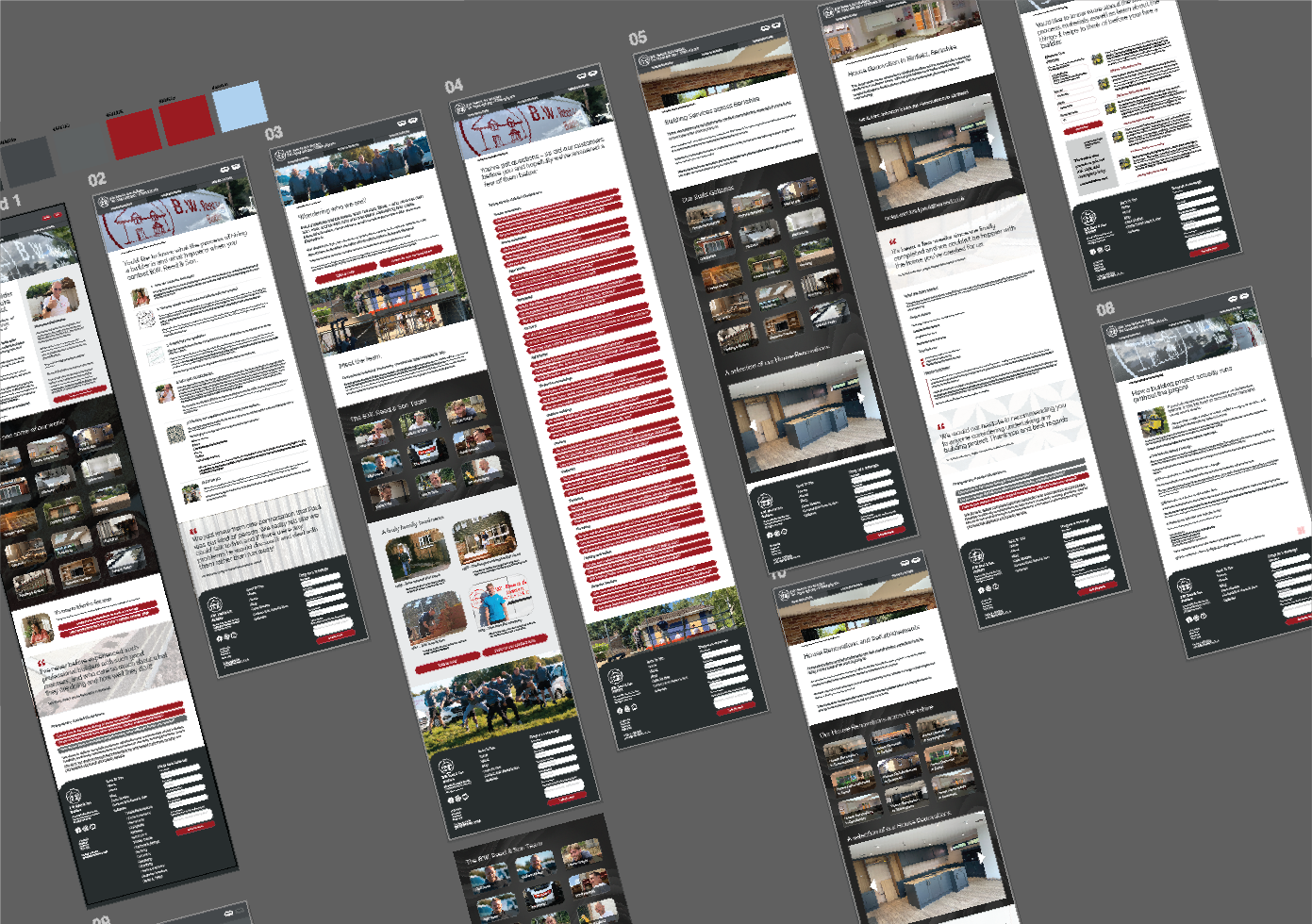 An image of Billie Sharp's website design for a Graphic Design and Inclusive Optimization client.