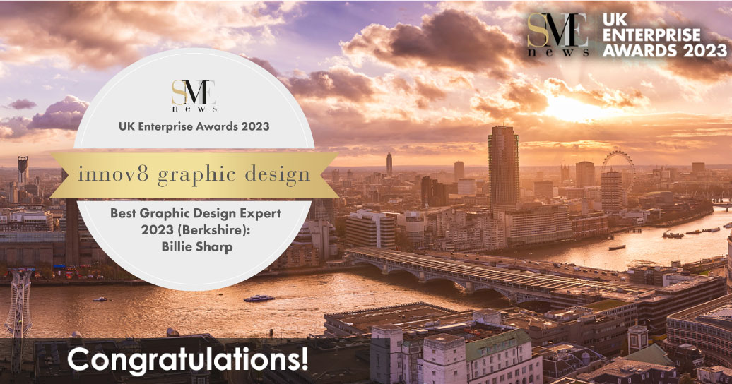 UK Enterprise Awards Winner 2023 - SME News - Best Graphic Design Expert 2023