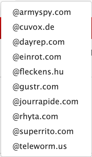 all these are fake email tails.