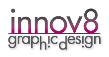 innov8 graphic design logo