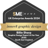 I am overjoyed to announce that I have been awarded Graphic Design Expert of the year 2024, South East England!