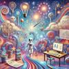 An image interpretation of working with me by Ai